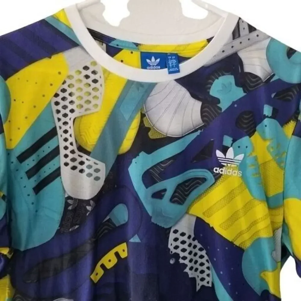 Adidas Originals Mens Crazy Eddys Take A Trip Jersey T-Shirt Sz L Athletic Sport